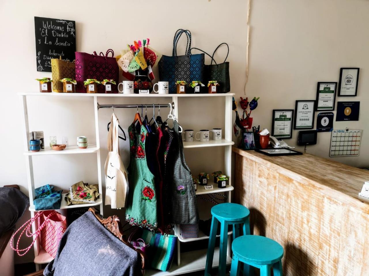 El Diablo Y La Sandia B&B Oaxaca Eksteriør billede